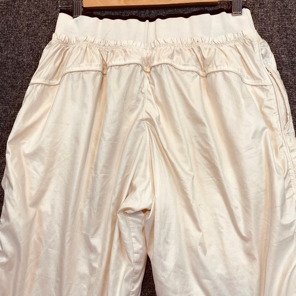 Adidas Stella McCartney Barricade Ivory Ruched Parachute Track Pants Joggers Med - Picture 4 of 9